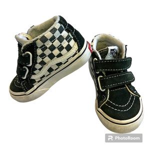 Vans Toddler Checkerboard Sk8-Mid Reissue V